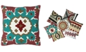 Mod Lifestyles Southwest Collection Kilim Embroidery Pillow, 20" X 20"
